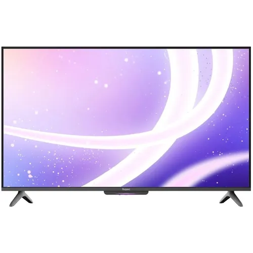 65" Умный телевизор ЯНДЕКС ТВ Станция Бейсик с Алисой 4K Ultra HD, СМАРТ ТВ, YaOS X, черный