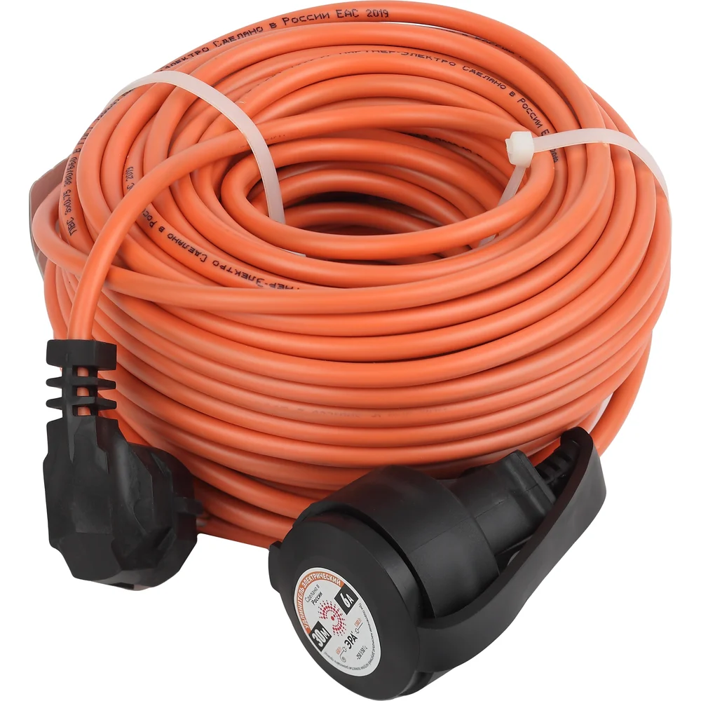Силовой удлинитель ЭРА UPx-1e-3x0.75-30m-IP44 Б0046812