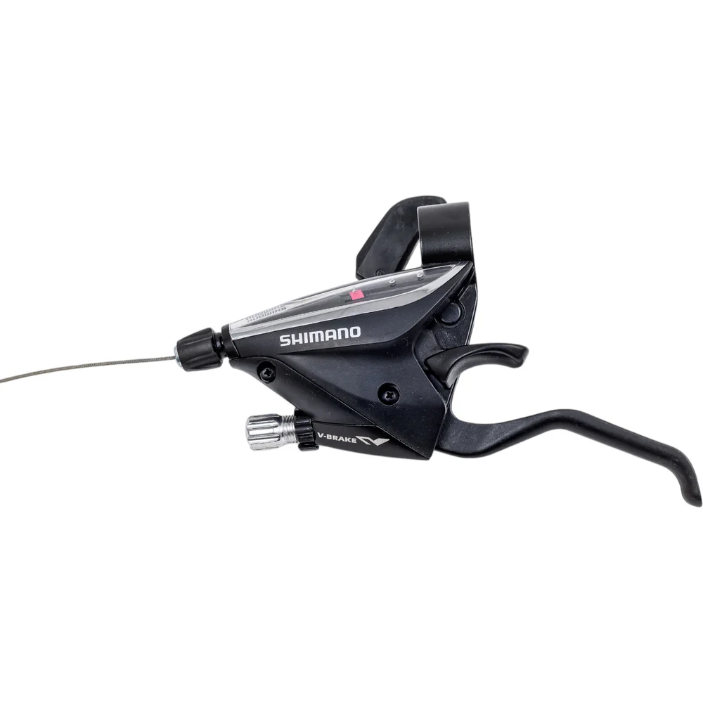 Шифтер/ручка тормоза Shimano ST-EF65-L 3sp, левая, 3-передачи, трос 1750мм, черный HQ-0013893