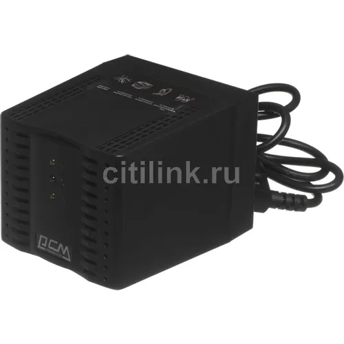 Стабилизатор напряжения POWERCOM TCA-1200 черный [tca-1200 black]