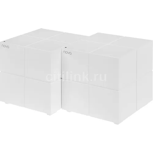Wi-Fi роутер TENDA Nova MW6, Wi-Fi 5, AC1200, 2.4/5ГГц, 1 LAN, белый, 2 шт. в комплекте [mw6(2-pack)]