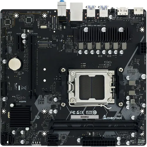 Материнская плата Biostar B650MS2-E, Socket AM5, AMD B650, mATX, Ret