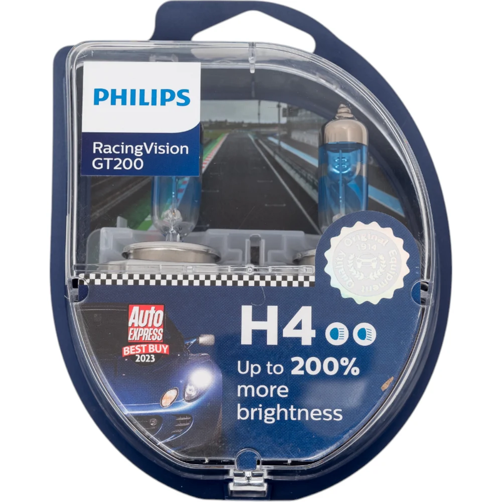 Автолампа PHILIPS Racing Vision GT200 12342RGTS2