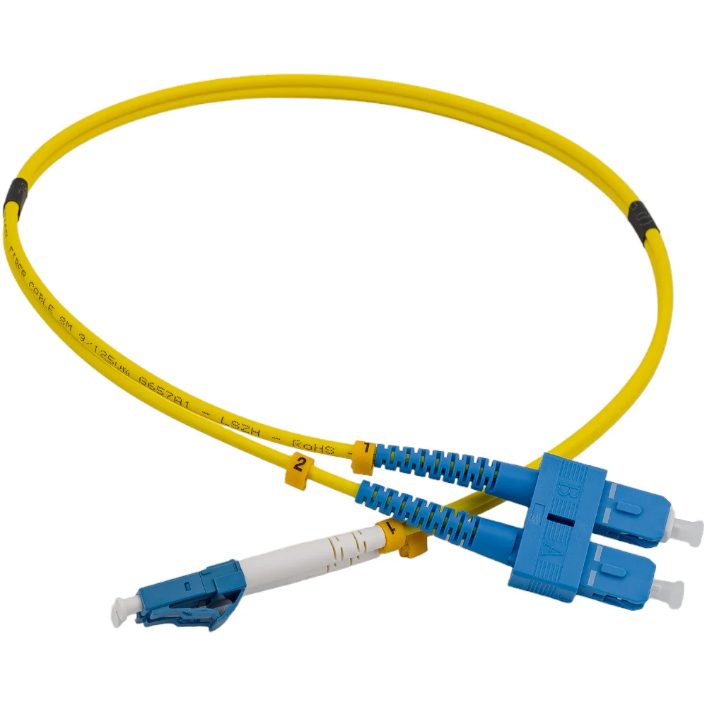 Дуплексный оптический патч-корд TopLan DPC-TOP-652-LC/U-SC/U-0.5