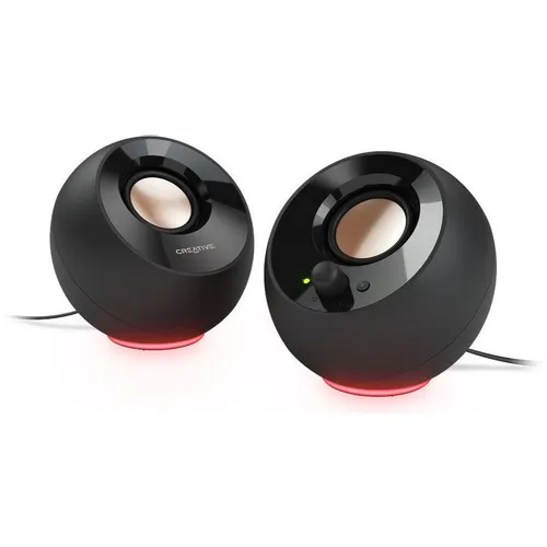 Колонки Creative Pebble SE, 2.0, черный [51mf1725aa000]