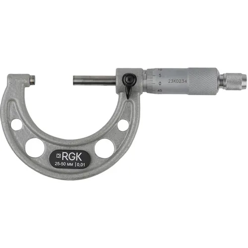 Микрометр RGK MРM-50, 25-50 мм, разм.шага:0.01мм [757065]