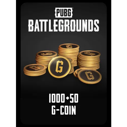 Пополнение игровой валюты KRAFTON PUBG: Battlegrounds - 1000 + 50 G-Coin, регион: Россия, Весь мир
