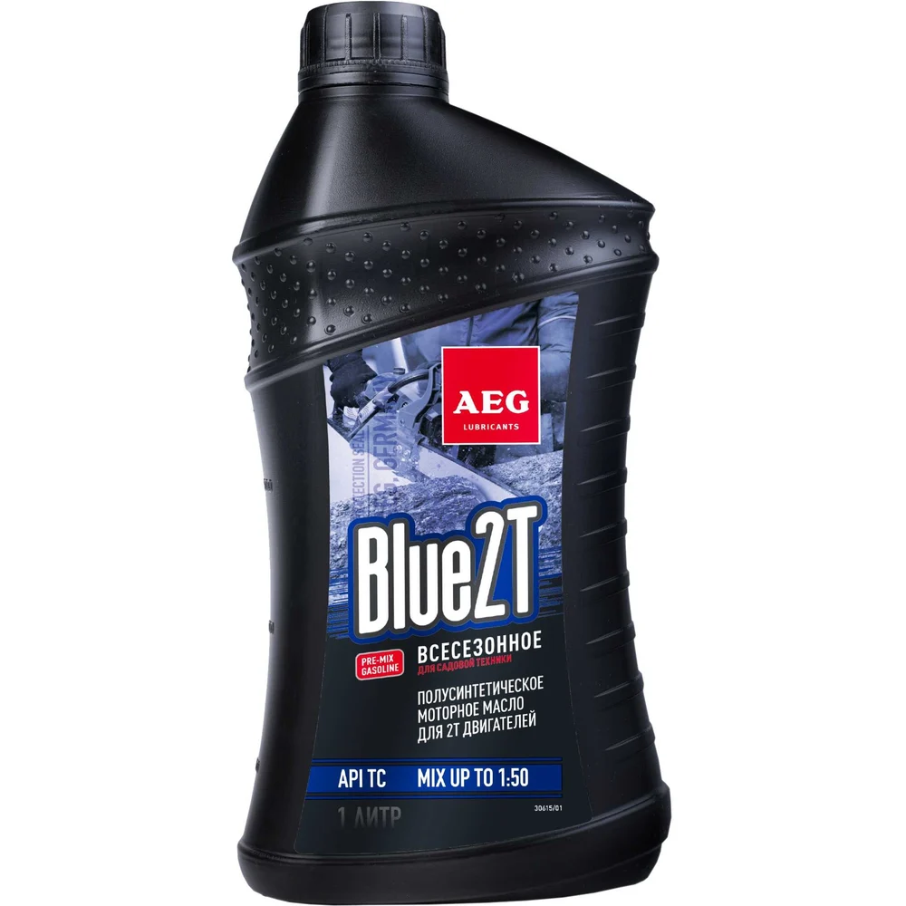 Двухтактное масло AEG Lubricants Semi Synthetic 2T Motor Oil API TC 30615