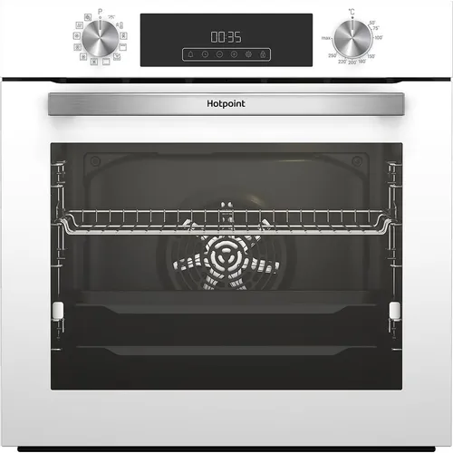 Духовой шкаф электрический HOTPOINT HFE8 1221 H WH, 72л, дверца с 2 стеклами, белый