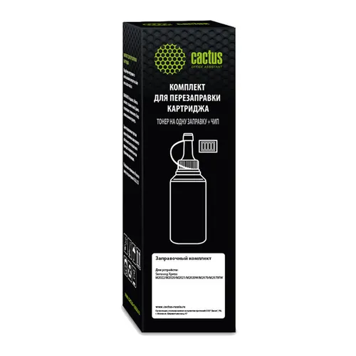 Тонер Cactus CS-RK-MLT-D111L, для Samsung Xpress M2022/M2020/M2021/M2020W/M2070/M2070FW, черный, 60грамм, флакон, чип
