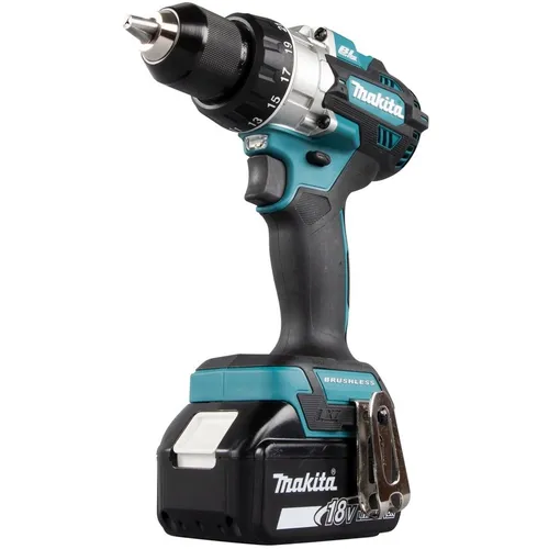 Дрель-шуруповерт Makita DDF486RTJ, 5Ач, с двумя аккумуляторами