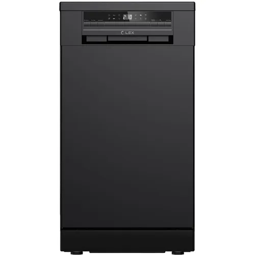 Посудомоечная машина LEX DW4563N BL, узкая, напольная, 44.8см, загрузка 11 комплектов, черный [chga000017]