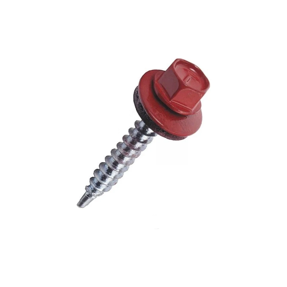 Кровельный саморез Kenner 5,5х25 RAL3005 красное вино (3000 шт.) ск55253005