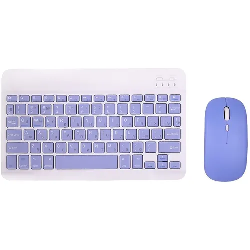 Клавиатура PALMEXX PMPKIT01-PUR, беспроводная, USB, Bluetooth/Радиоканал, механическая, с гравировкой, сиреневый/белый