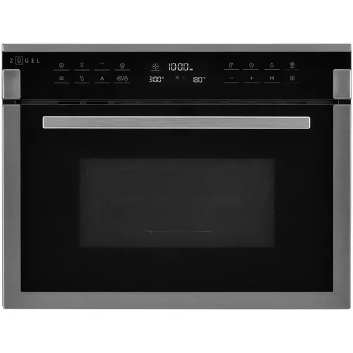 Духовой шкаф электрический ZUGEL ZOE610X, 44л, дверца с 3 стеклами, серебристый