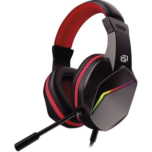 Гарнитура игровая Oklick HS-L335G, для компьютера, мониторные, проводные USB/3,5 мм, черный [1972582]