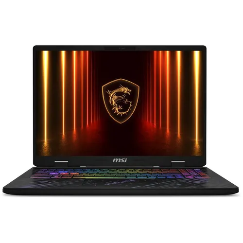 Ноутбук игровой MSI Pulse A16 AI+ C3HWFKG-031XRU, 16", IPS, AMD Ryzen AI 7 350 2ГГц, 8-ядерный, 32ГБ DDR5, 1ТБ SSD, NVIDIA GeForce RTX 5060 для ноутбуков - 8 ГБ, TGP 115Вт, FreeDOS, черный [9s7-15pk11-031]