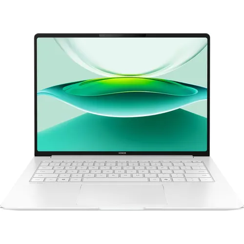 Ноутбук Honor MagicBook Pro 14 FMB-P, 14.6", 2025, OLED, Intel Core Ultra 9 285H 2.9ГГц, 16-ядерный, 32ГБ LPDDR5x, 1ТБ SSD, Intel Arc 140T, Windows 11 Home, белый [5301anxa]