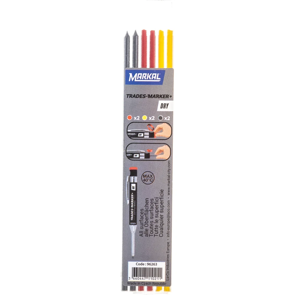 Стержни для карандаша Markal Trades Marker Dry 96263