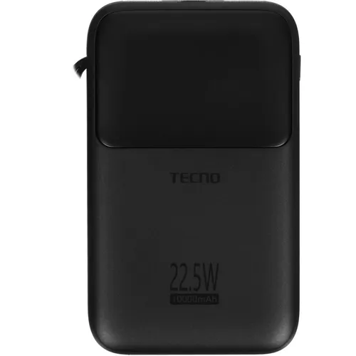 Внешний аккумулятор (Power Bank) TECNO Pocket S101Q, 10000мAч, черный