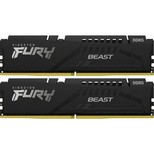 Оперативная память Kingston Fury Beast Black KF556C36BBE2K2-64 DDR5 - 2x 32ГБ 5600МГц, DIMM, Ret