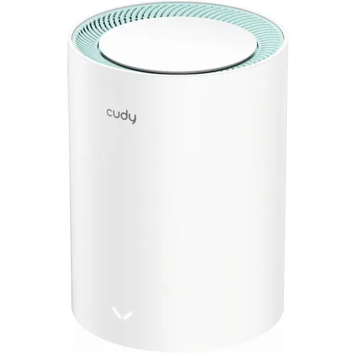 Бесшовный Mesh роутер CUDY M1500, Wi-Fi 6, AX1500, 2.4/5ГГц, 2 LAN, белый [m1500(1-pack)]