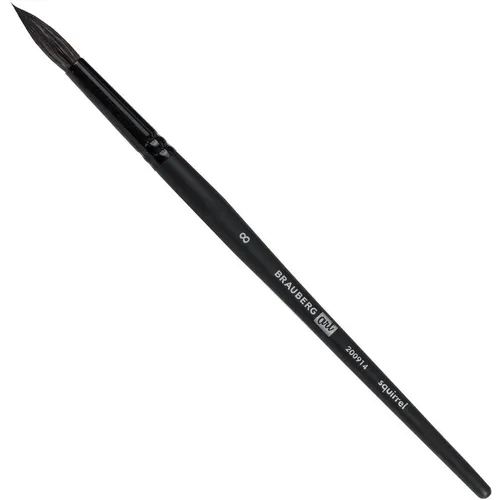Кисть BRAUBERG Art Classic, 200914, художественная, из волоса белки, круглая, №8