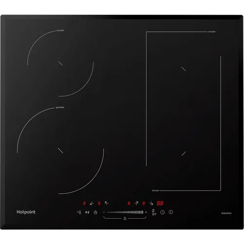 Индукционная варочная поверхность HOTPOINT HQ 1760SC BA, конфорок: 4 шт., стеклокерамика, независимая, черный