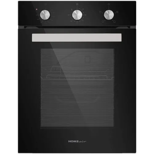 Духовой шкаф электрический HOMSAIR OES456BK, 56л, дверца с 2 стеклами, черный