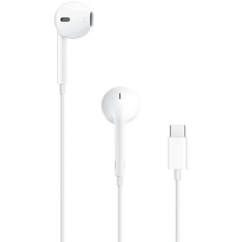 Наушники Apple EarPods A3046, USB Type-C, вкладыши, белый [myqy3zm/a]