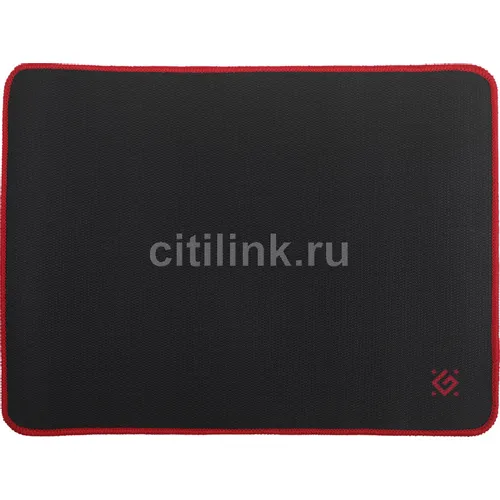 Коврик для мыши Defender 50560 (M) черный/красный, ткань, 360х270х3мм