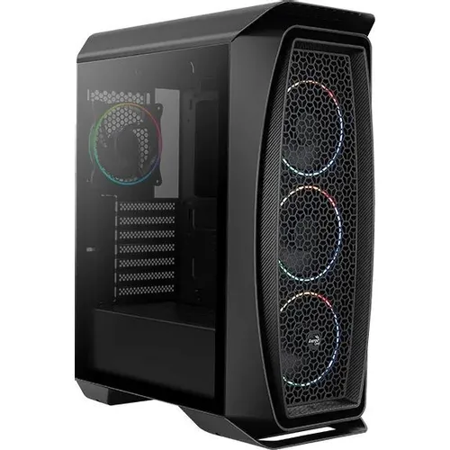 Корпус ATX Aerocool Aero One Eclipse-G-BK-v1, Midi-Tower, без БП, черный [accm-pb17143.11]