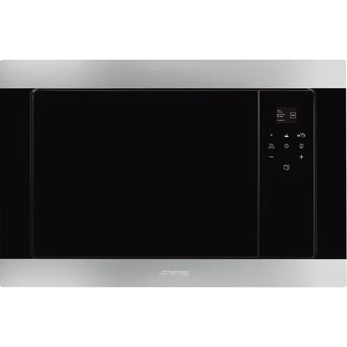 Встраиваемая микроволновая печь SMEG Classica FMI320X2, 21л, 850Вт, серебристый