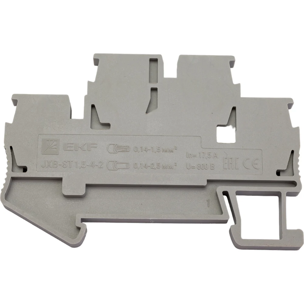 Двойная самозажимная клеммная колодка EKF JXB-ST-1.5 PROxima plc-jxb-st-1.5-4-2