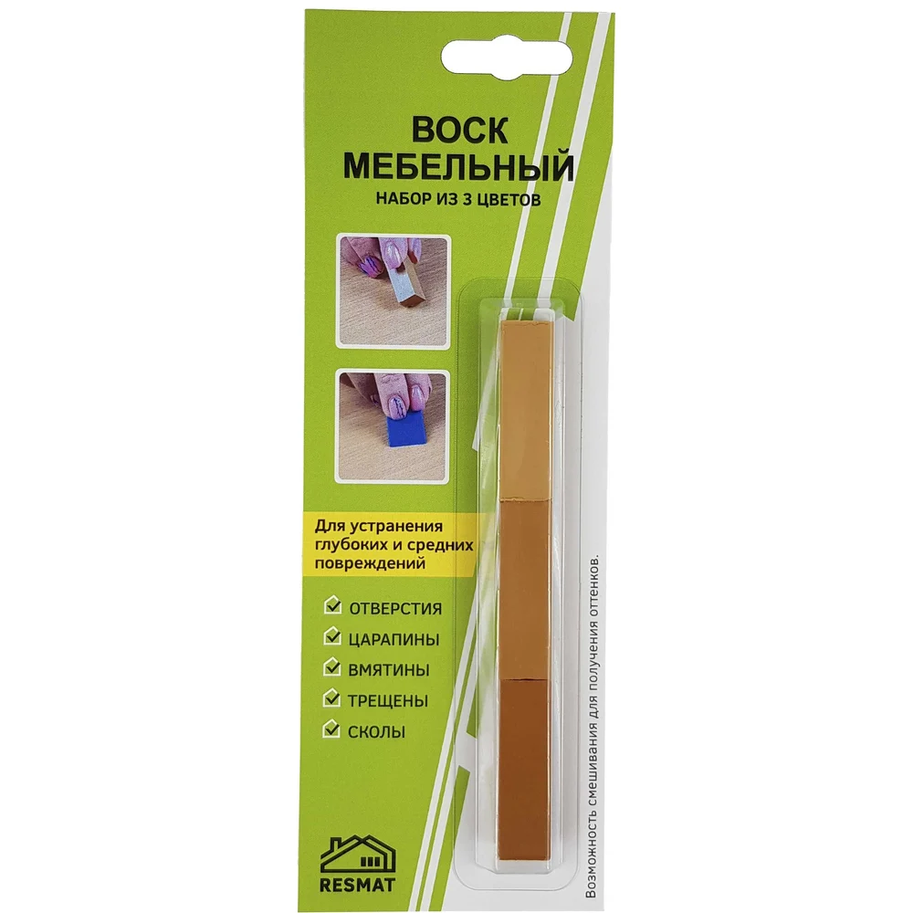 Набор восковых мелков Resmat 2711