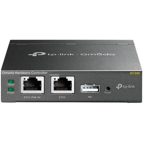 Контроллер TP-LINK Omada OC200, 2 LAN, 1xUSB, черный