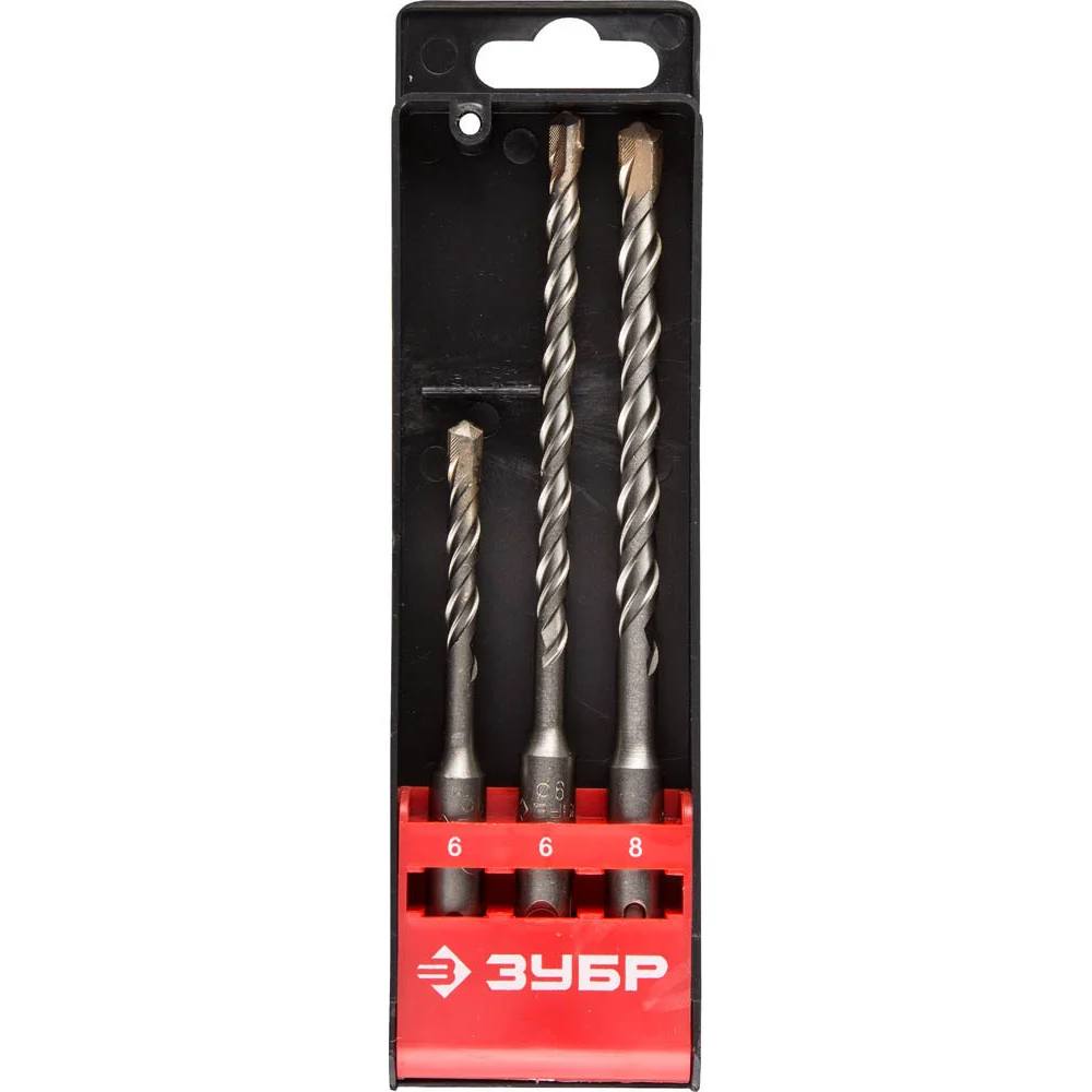 Буры sds-plus по бетону ЗУБР 29314-H3-1