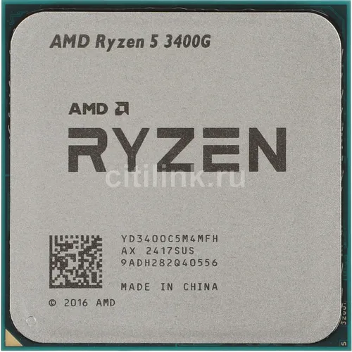 Процессор AMD Ryzen 5 3400G, AM4, OEM [yd3400c5m4mfh]