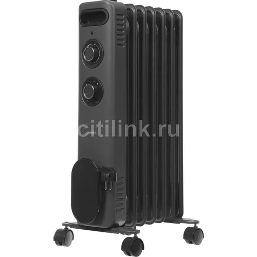 Масляный радиатор CENTEK CT-6232-7, 1500Вт, 7 секций, 3 режима, серый [ct-6232-7 gray]