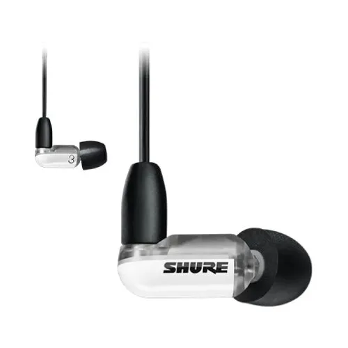 Наушники SHURE SE31BAWUNI-EFS, 3.5 мм, внутриканальные, белый/черный [59546]