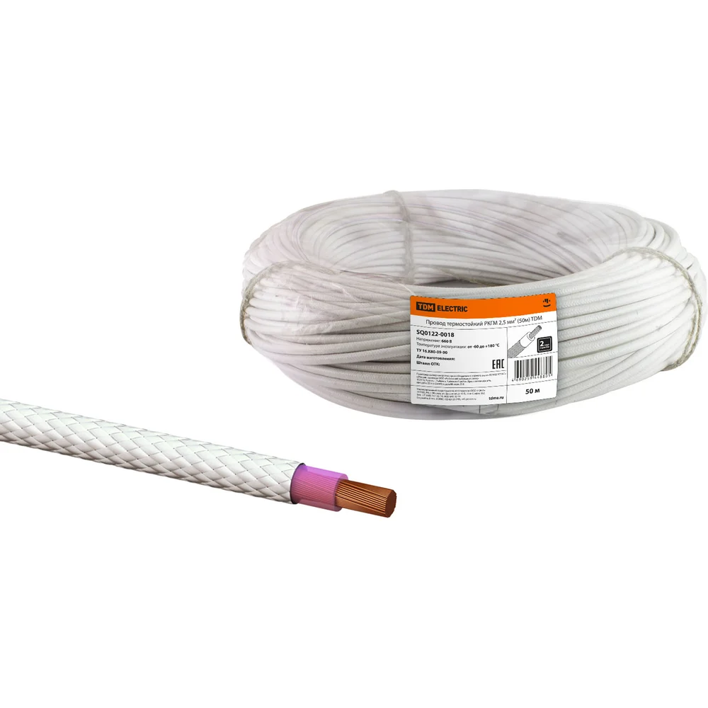 Термостойкий провод TDM ELECTRIC SQ0122-0018