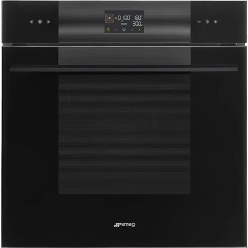 Духовой шкаф электрический SMEG Linea SO6102M2B3, 68л, дверца с 4 стеклами, черный