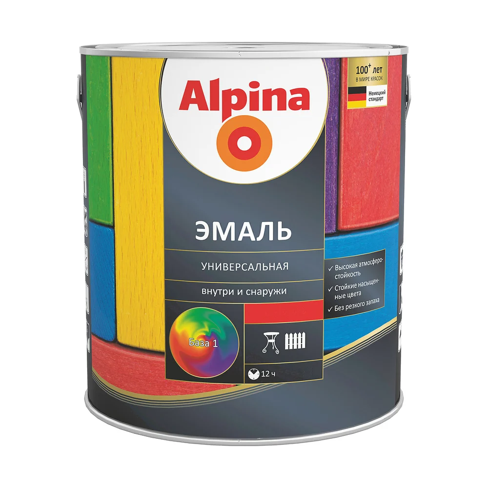 Алкидная универсальная эмаль ALPINA 948103678