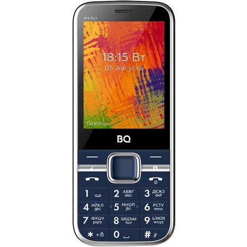 Сотовый телефон BQ Art XL+ 2838, синий