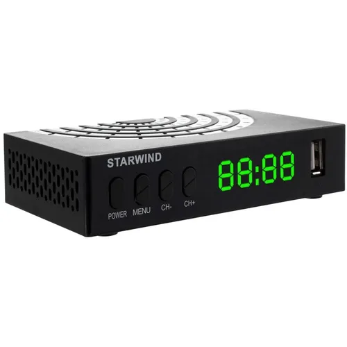 Ресивер DVB-T2 StarWind CT-220, черный