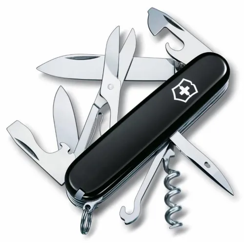 Складной нож Victorinox Climber, функций: 14, 91мм, черный, коробка картонная [1.3703.3]