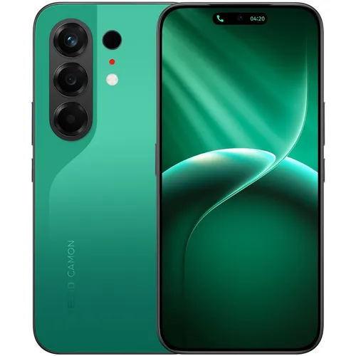6.78" Смартфон TECNO Camon 50 8/256Gb, NFC, AMOLED, 144Гц, 6500мAч, зеленый