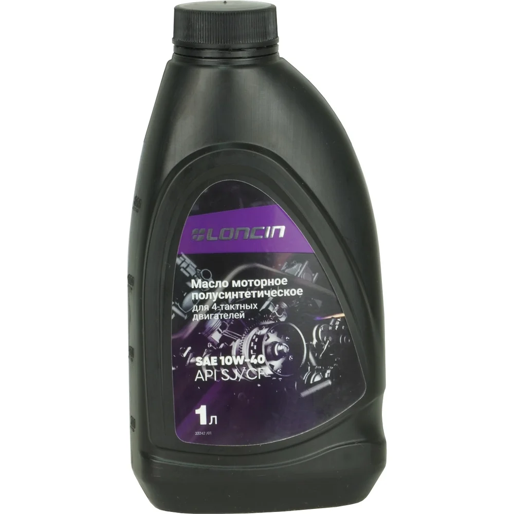 Полусинтетическое моторное масло Loncin 4T SAE 10W-40 API SJ/CF 00-00156962