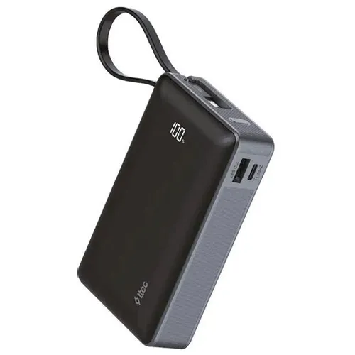Внешний аккумулятор (Power Bank) TTEC ReCharger LCD, 20000мAч, серый [2bb245gr]