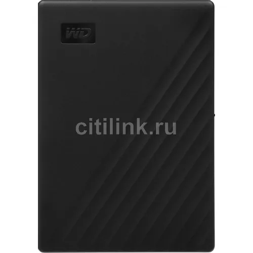 4ТБ Внешний диск HDD WD My Passport WDBPKJ0040BBK-WESN, USB 3.2 Gen 1, черный